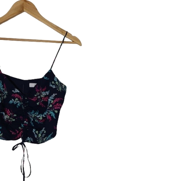 Likely Alias Floral Printed Ruched Front Top - Picture 6 of 15